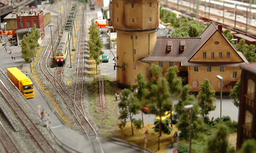 Modell av Berlin - Model Railroad - Modelleisenbahn