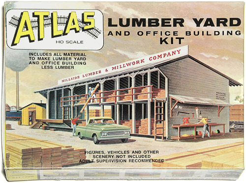 MODELLBYGGESETT | ATLAS 750 - LUMBER YARD AND OFFICE BUILDING HO