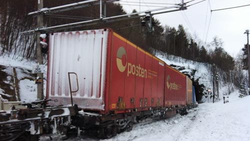 ZUGENTGLEISUNG | TRAIN DERAILED | TOGAVSPORING | DOVREBANEN | Foto: NRK/Haakenstad